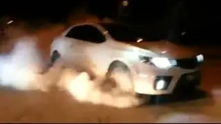 KIA Koup best burnout