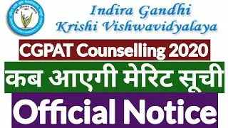 IGKV|Merit List|Official Notice