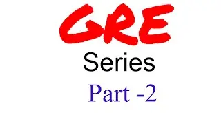 GRE series part 2