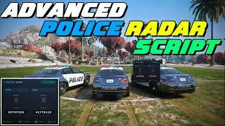 Free New Advanced Police Radar Script | LGD PoliceRadar | QBCore/ESX | FiveM Tutorial #235