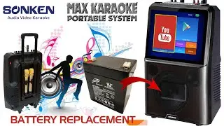 Как заменить батарею в портативной караоке-системе Sonken Max - www.khe.com.au