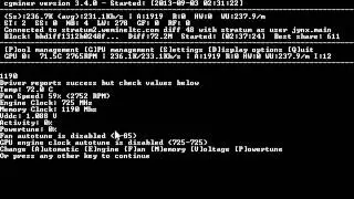 Cgminer Scrypt Mining Tuning Overclocking GPU Raise Hashrate Tutorial Litecoin, Feathercoin, etc