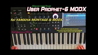 Uber Prophet-6 MODX Sample Pack Yamaha Montage Sequential Synthesizer