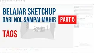 Tutorial Sketchup PART 5 - Tags