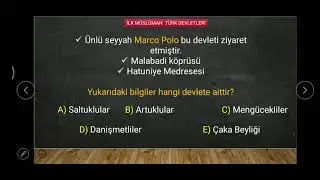 KPSS 2023 Tarih Soru Çözümü - 1