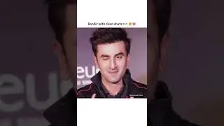 Clean shave or beard which looks good 😊 || #shorts #bollywood #youtubeshorts #ranbirkapoor