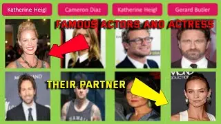Famous Hollywood Actors and Their Partner -Part 1