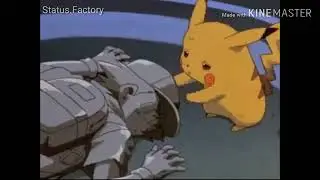 Pokemon Ash Pikachu statue/ editing
