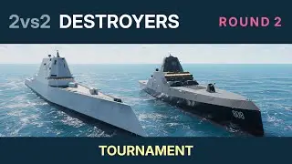 2v2 Destroyers Tournament. Round 2. Modern Warships