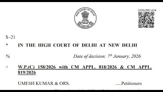 Delhi High Court Judgment: Newly & Provisionally Enrolled Advocates Allowed to Vote in BCD Elections
