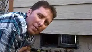 Easy foundation vent screen repair