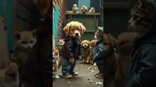 Paws & Swagger #PuppyStyle #KittyFashion #AILifestyle #CutePets #FashionFeline