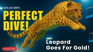 The Majestic Leopard&rsquo;s Perfect Dive | Wildlympic Animal Games