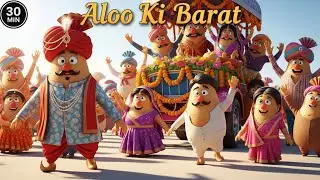 New Version of Aalu Ki Barat Non Stop 30 Min | आलू की बारात | Hindi Cartoon Video | ChiCha