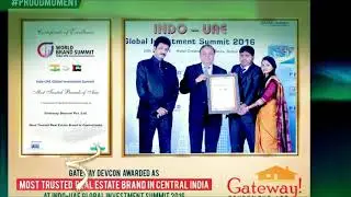 #GatewayGroup #MostTrustedBrand #IndoUAEGlobalInvestmentSummit 2016