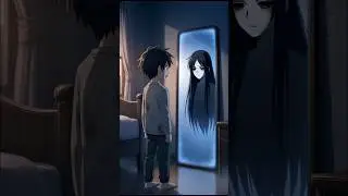 आईने में मेरा चेहरा नहीं था 😨 | Anime Horror Story | Mirror Ghost #bhootwala