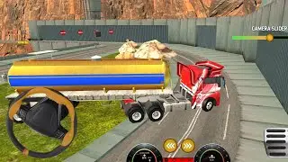 Oil Tanker Truck Gameplay Part 3 | Realistic Fuel Delivery Challenge Ep-150