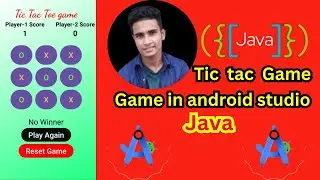 game create in android studio | tic tac toe Game create | how to create  game in android studio