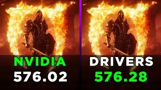 Nvidia Drivers | 576.02 vs 576.28 - Comparison in 7 Games - Temperature FIXED