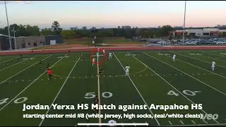 Jordan Yerxa HS game against Arapahoe HS 1st half