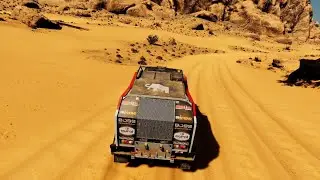 Dakar Desert Rally PS5 4K HDR gameplay 2022 Logitech pro mode Renault Truck drone