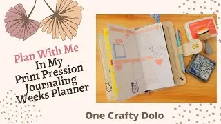 Plan With Me In My Print Pression Journaling Weeks Planner