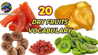 🍓20 Dry Fruits Vocabulary||Dried Fruits #driedfruits #dryfruits #educational