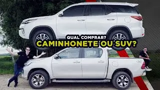 🤔Afinal qual comprar: SUV ou Picape e Caminhonete? Veja o que Voc&ecirc; PRECISA saber (Para n&atilde;o errar)