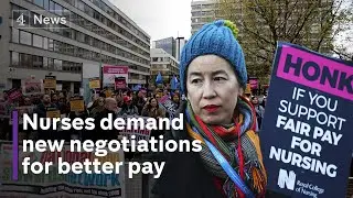 UK strikes: nurses union wants &lsquo;double digit&rsquo; pay deal