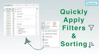 How to use the Reapply button under Sort and Filter in Excel