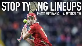 Stop Typing Lineups: Photo Mechanic + AI Workflow