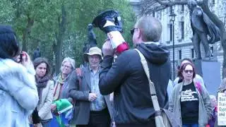 Traveller Romanichel demonstration in London