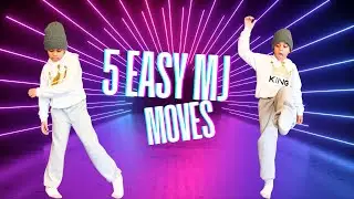 Learn 5 EASY & Classic Micael Jackson Moves for Beginners