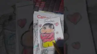 shinchan draw in a piece of paper # tango world.12