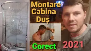 Cum se monteaza Cabina de Dus corect,cabina dus cu palmieri