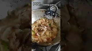 Cooking pork belly///How to cook pork meat with tribal style