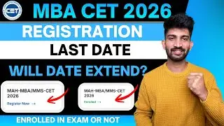 Mbacet 2026 Registration process Last Date | mba cet registration 2026