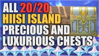 All Hiisi Island Precious and Luxurious Chests Locations Genshin Impact Nod-Krai (6.0)