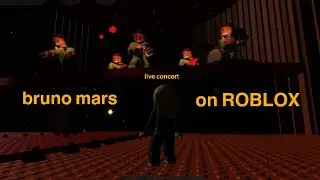 first ever live concert of Bruno Mars on Roblox (full video)