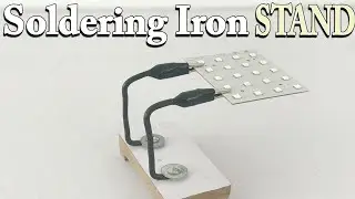 How To Make Soldering Iron Stand | Diy Soldering Iron Stand | Homemade Soldering Iron Stand | Stand