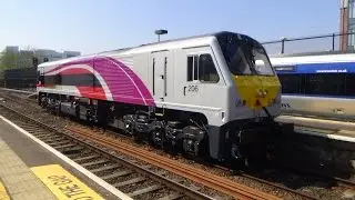 IE 201 Class loco 206 light engine - Belfast Central & City Hosptial - 22/4/15