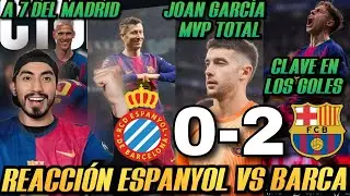 REACCIONES DE UN HINCHA AL ESPANYOL VS BARCELONA 0-2 ¡PARTIDO COMPLICADO! VICTORIA Y 3 PUNTOS DE ORO