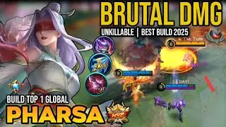 PHARSA BEST BUILD 2025 | BUILD TOP 1 GLOBAL PHARSA GAMEPLAY | MOBILE LEGENDS✓