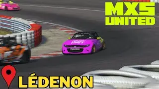 THIS is how MX5 United League Racing goes &ndash; Ledenon at its best | #mx5 #iracing #highlights