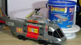 Matchbox Connectables 1990 Helicopter playset.