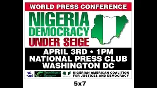 Prof Eddie Oparaoji, Chairman Nigerian American Coalition for Justice & Democracy