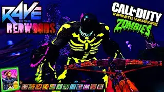 RAVE IN THE REDWOODS *SOLO* EASTER EGG GAMEPLAY!! (NO DIRECTOR'S CUT) 1080p 60 FPS (IW ZOMBIES)