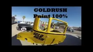 We are painted! Roth Metal Flake Gold 27 T coupe
