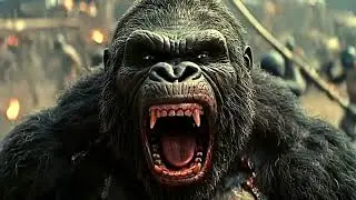 KONG vs GIANT SQUID - Skull Island Epic Fight Scene KONG Movie 