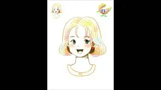 Girl | How to draw & color | #digitalart  | #mumutv